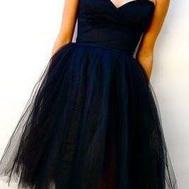 Charming Homecaming Dress,Sweetheart Homecaming Dress, Black Homcaming Dress,Chiffon Homecaming Dress,Short Prom Dress
