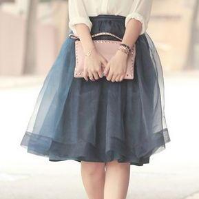 Uss002, Fashion Spring Skirt, Tulle Skirt, High Quality Women Skirt,Lovely Skirt