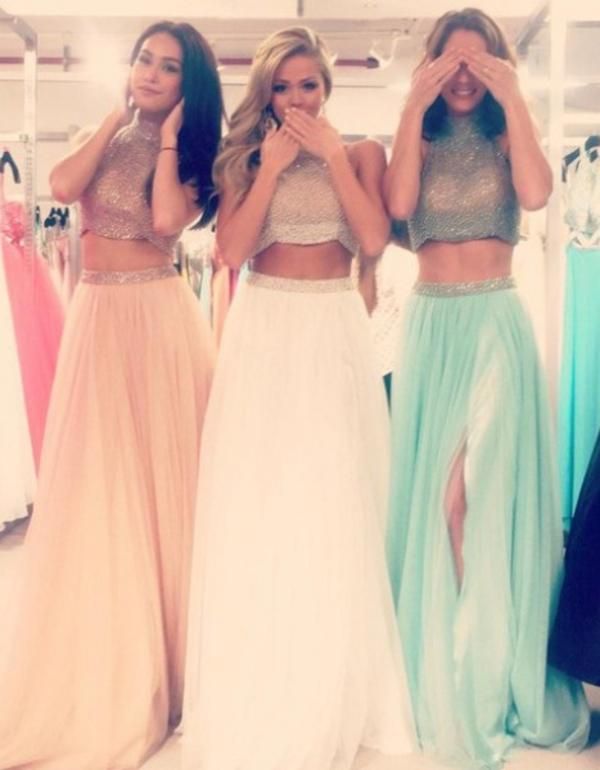 Charming Prom Dresses Cute Prom Dress Sequined Prom Dress A Line