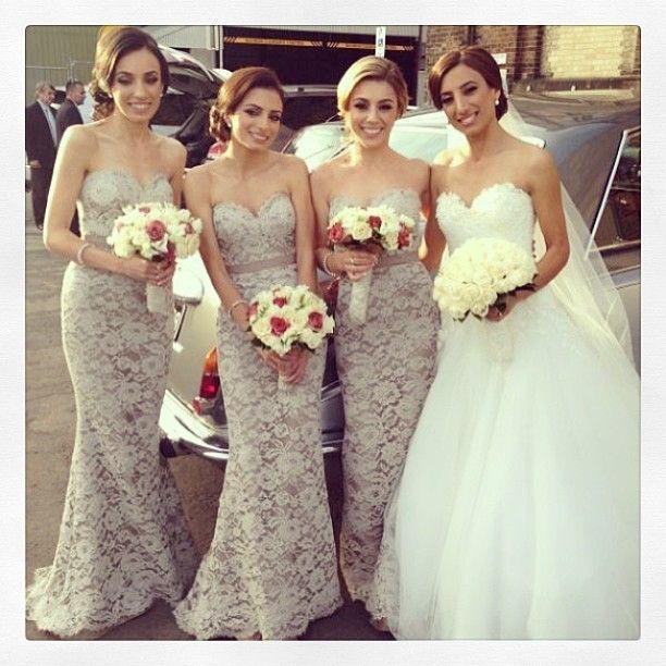 Vintage Lace Bridesmaid Dress