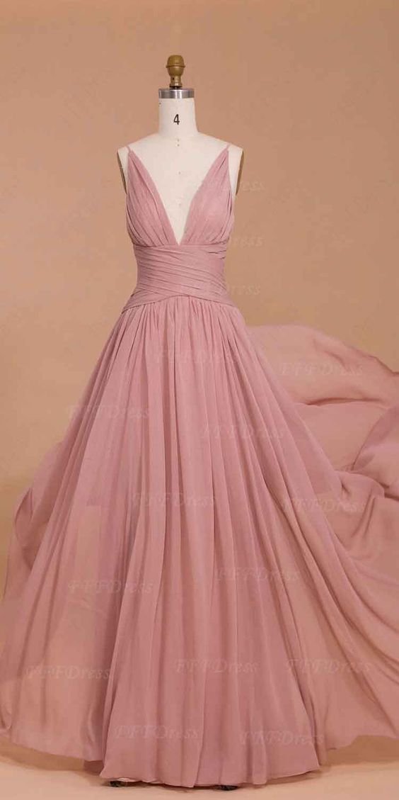 deep pink bridesmaid dresses