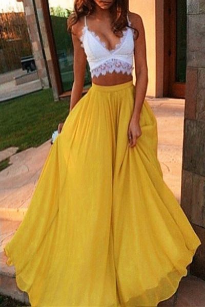 all yellow dresses