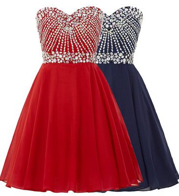 Short Mini Prom Dresses, Lovely Prom Dresses, Sweetheart, A-line Prom ...